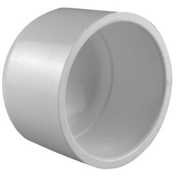 Charlotte Pipe And Foundry Charlotte Pipe Schedule 40 3 in. Slip X 3 in. D Slip PVC Cap 1 pk PVC 02116 1800 - main